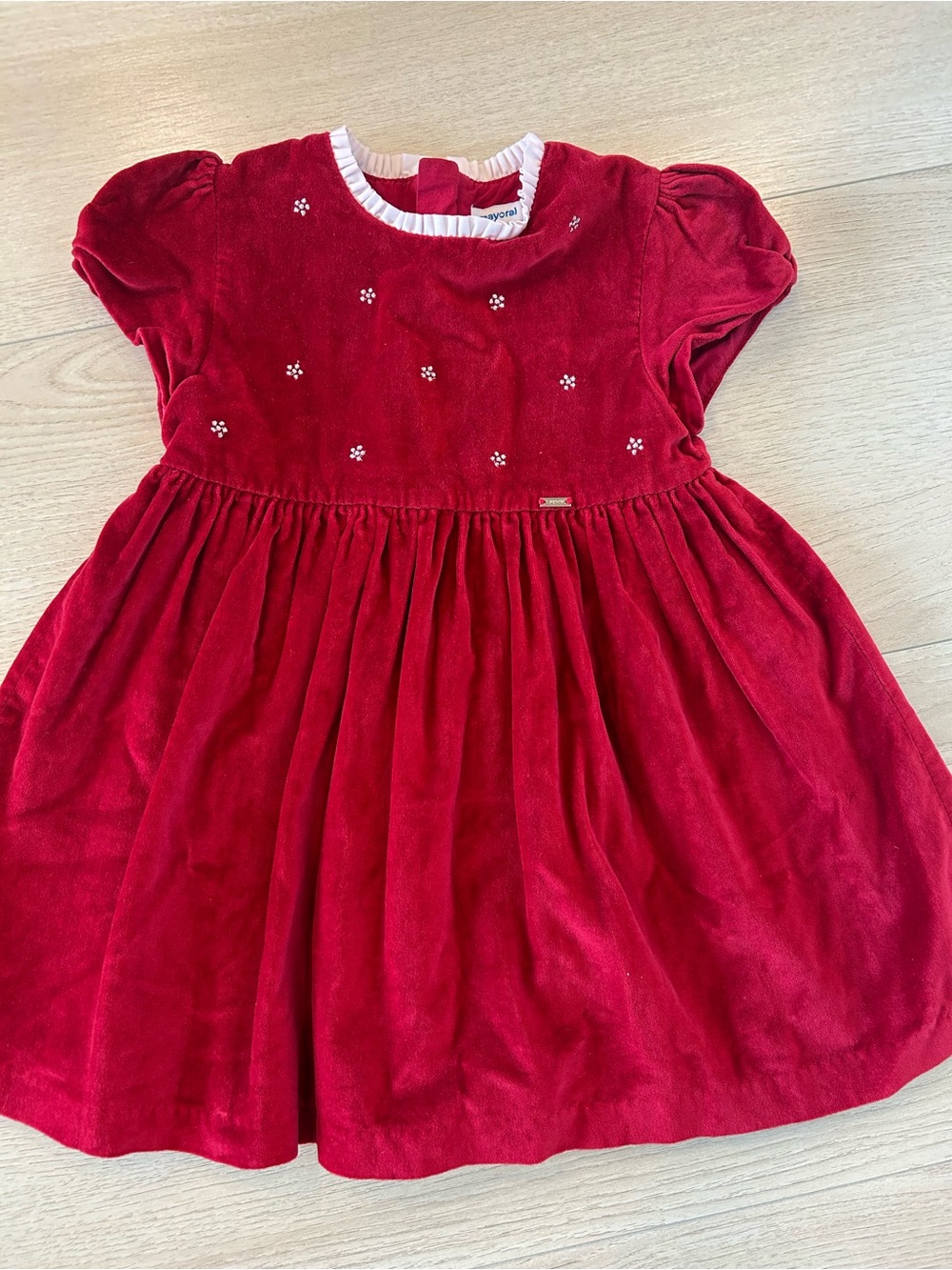 Mayoral 3T Velvet Dress Like New
